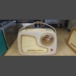 Philips Transistor Radio - White Leather