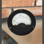 4.5 INCH DIA, SANGAMO WESTON, MOVING COIL METER, MODEL S100